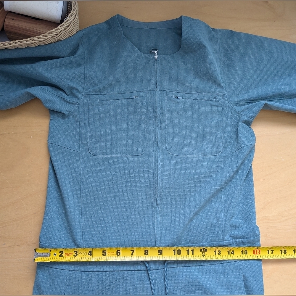 Lululemon Ventlight Zippered Jumpsuit Size 4 Color Tidewater Teal With Pockets - Picture 14 of 16